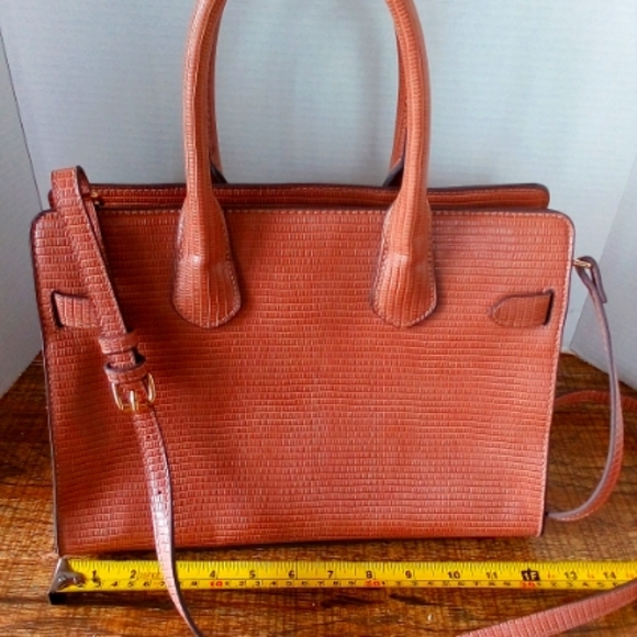 A New Day Zip Closure Satchel Handbag with asjustable strap - Picture 2 of 5